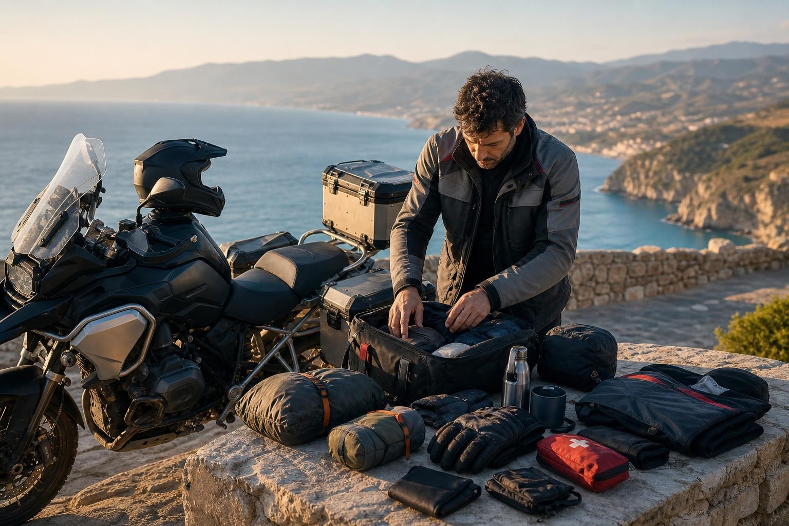 Cosa portare per un viaggio in moto in Sicilia: equipaggiamento e bagaglio essenziale