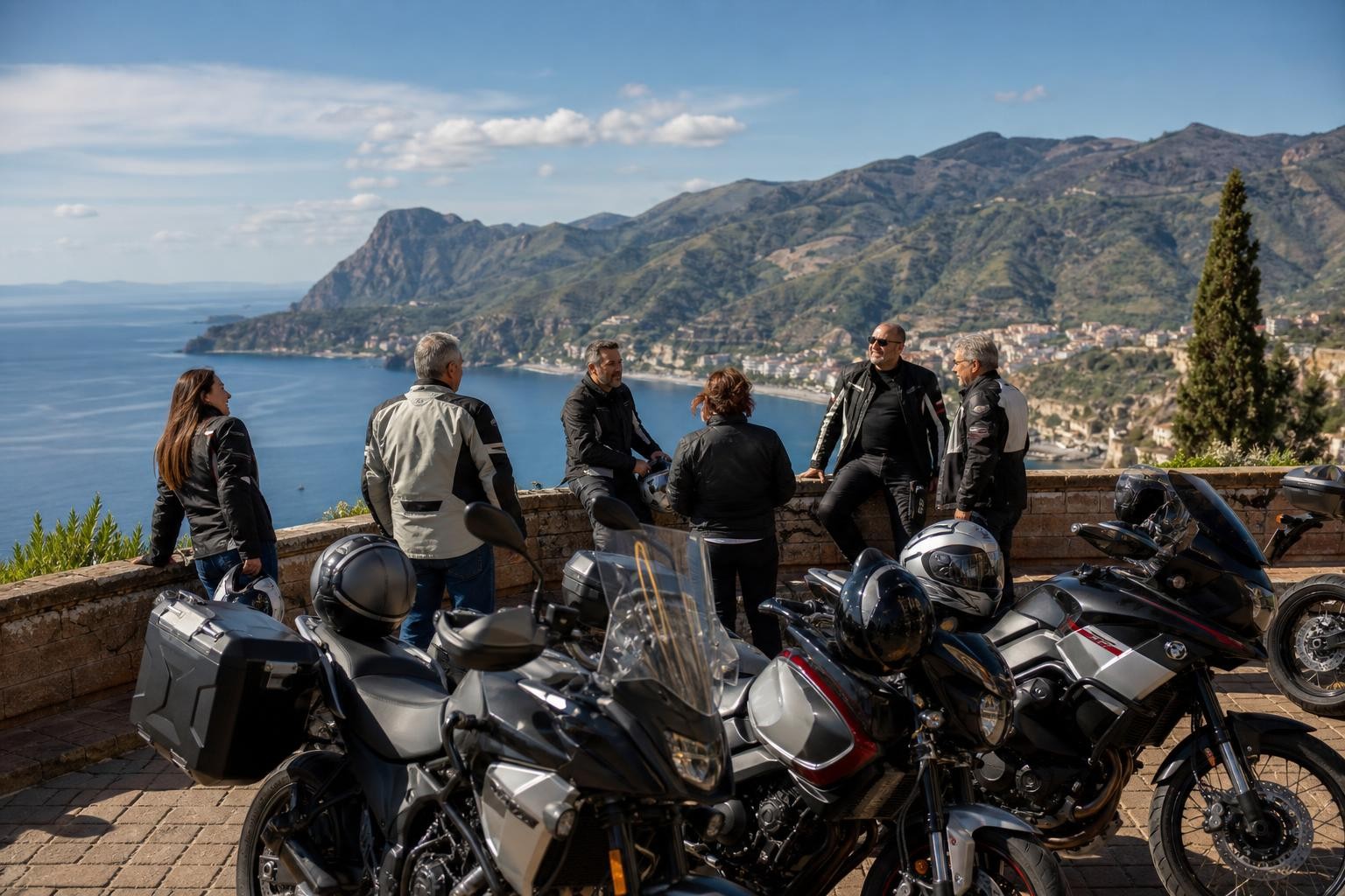 Viaggi in moto di gruppo in Sicilia: il piacere di condividere la strada