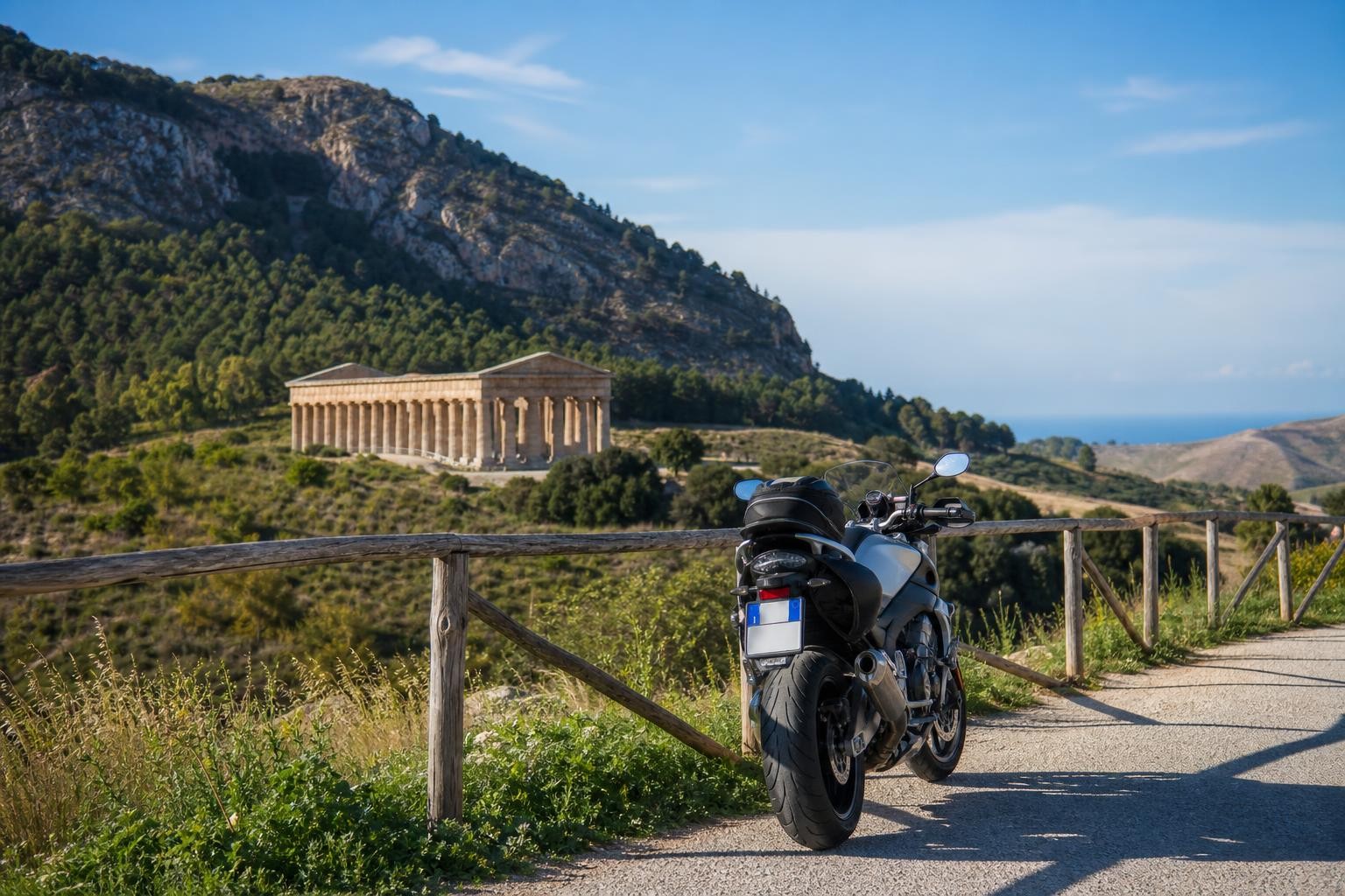 Visitare Segesta in moto: una tappa tra storia e paesaggi della Sicilia occidentale