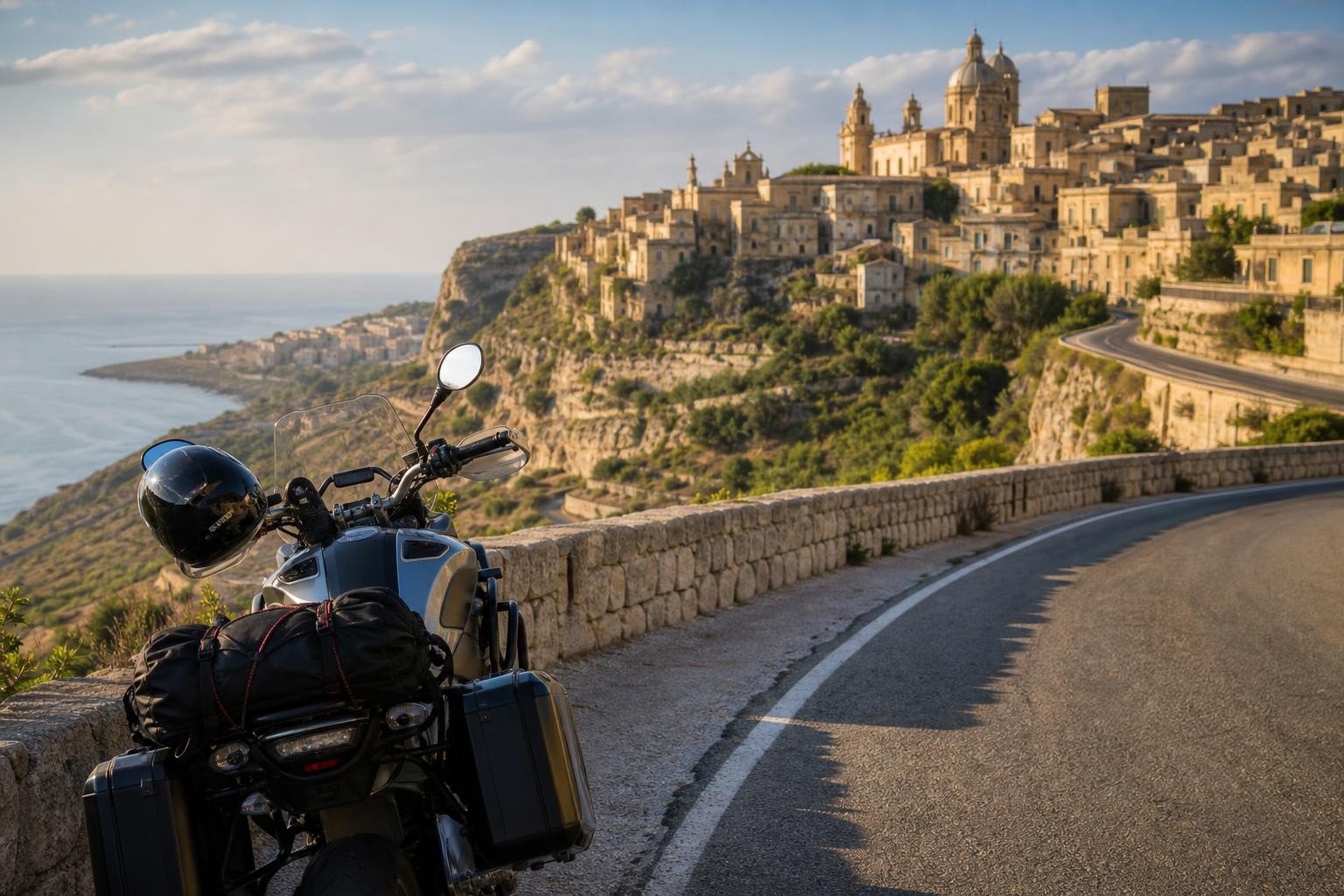 Itinerario in moto nella Sicilia sud-orientale: barocco, paesaggi e viaggio lento